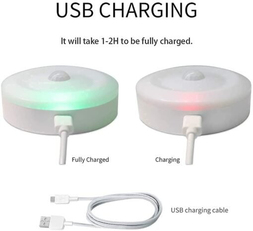Rechargeable Motion Sensor LED Light, Stick-On, USB Charging — photo 7