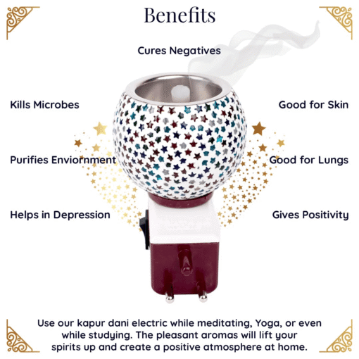 Prathna Magic Electric Platinum Aroma Burner Kapoor Dani 1N — photo 3