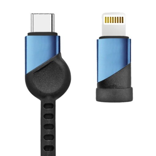 2-in-1 USB Cable, Type C and Lightning, 60W Fast Charging — photo 3