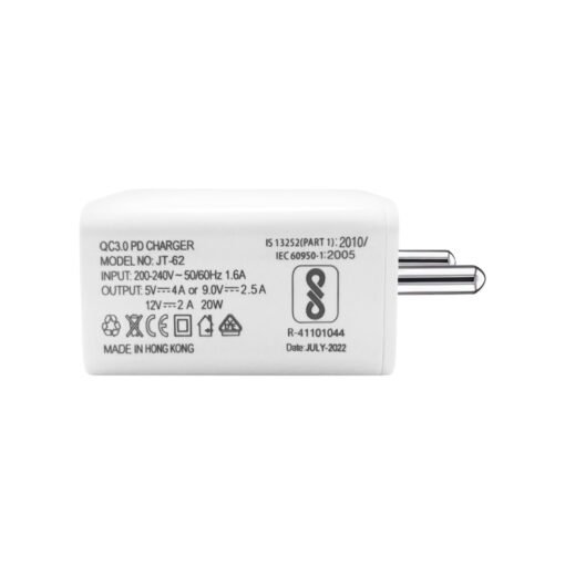 Fast Charger 20W USB+PD JT-62
