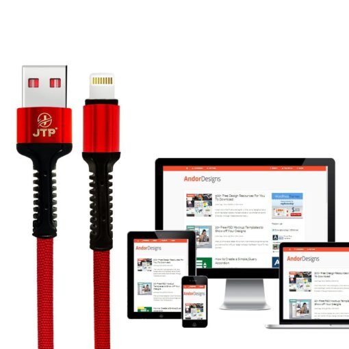 JTP 2m Braided Lightning Cable for iPhone — photo 3
