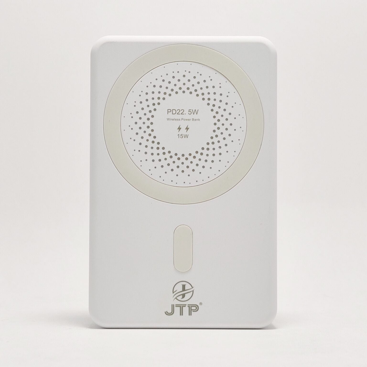 JTP 22.5W PD Fast Charging Power Bank 10000 mAh with 15W Wireless, White