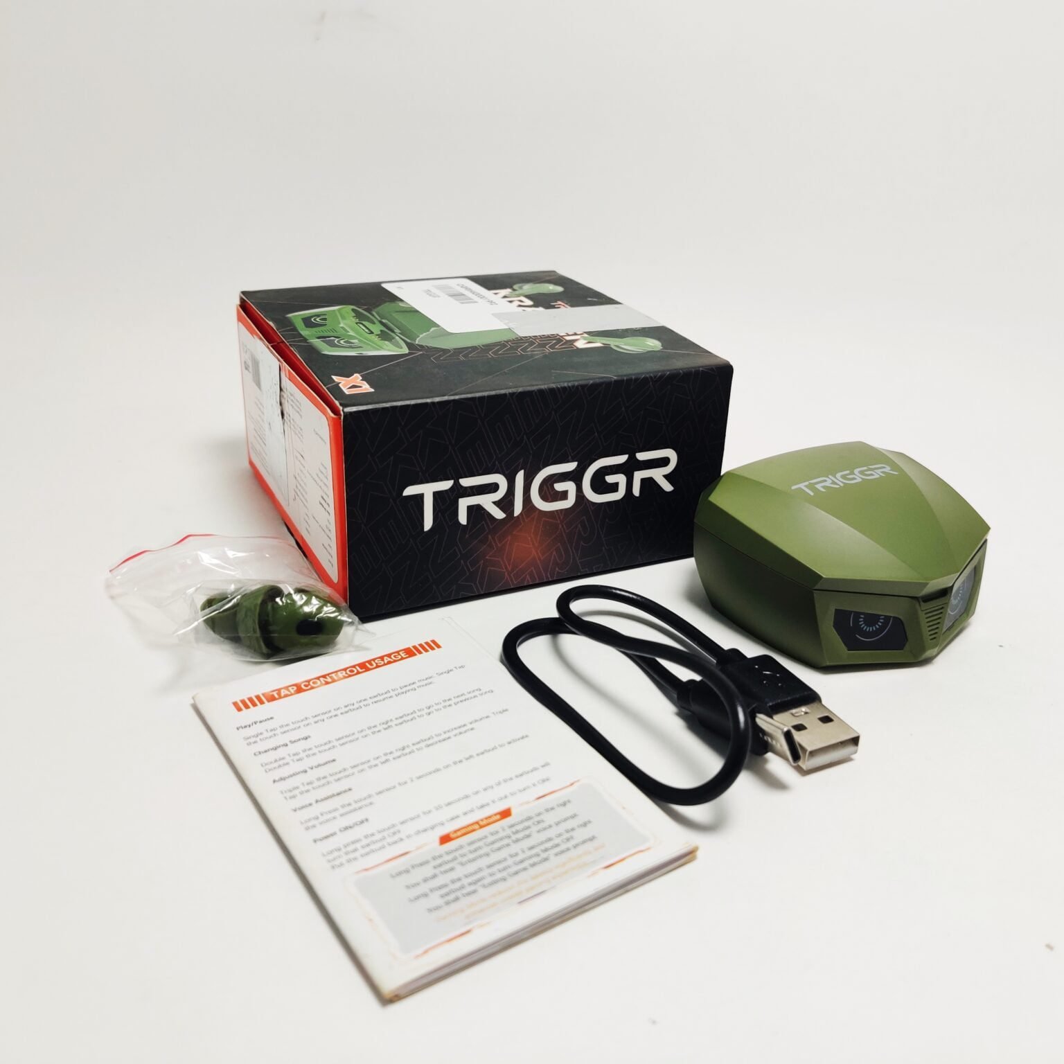 TRIGGR Kraken X1 Green True Wireless Earphone – photo 4