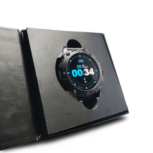 Shock X by Cult - 1.43 AMOLED Display - 10 Days Battery Life - Rugged Smartwatch - Black Silicone Strap — photo 3