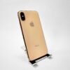 iPhone XS back side featuring a sleek glass finish and dual camera