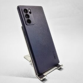 Used OPPO Reno 6 Pro 5G Stellar Black 12GB 256GB back view – Premium design, Pan India delivery available