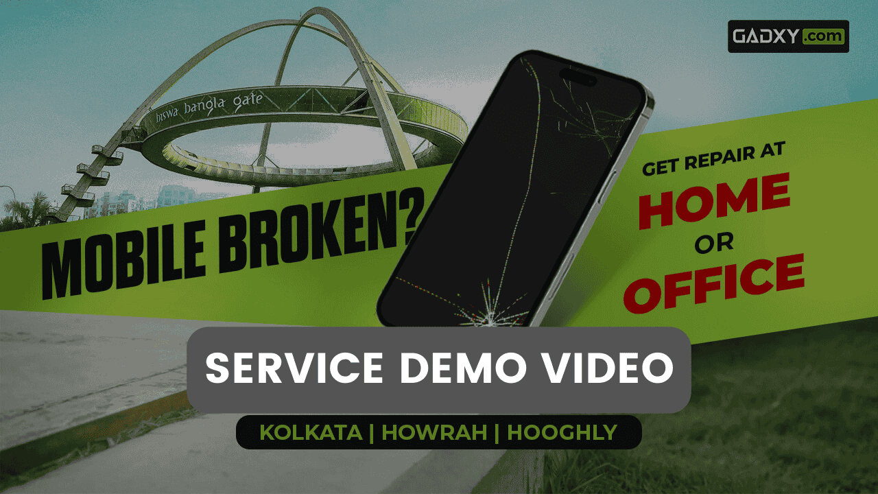 Mobile Repair at doorstep Service Demo Advertisement embedded Video Thumbnail